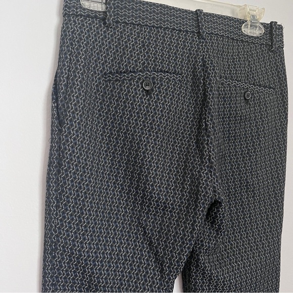 THEORY TREECA SHADOW JACQUARD CROPPED DRESS PANTS EUC SIZE 0 - Picture 3 of 6